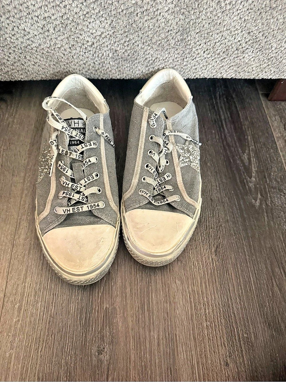 Vintage Havana Women's Gray & White Sneakers